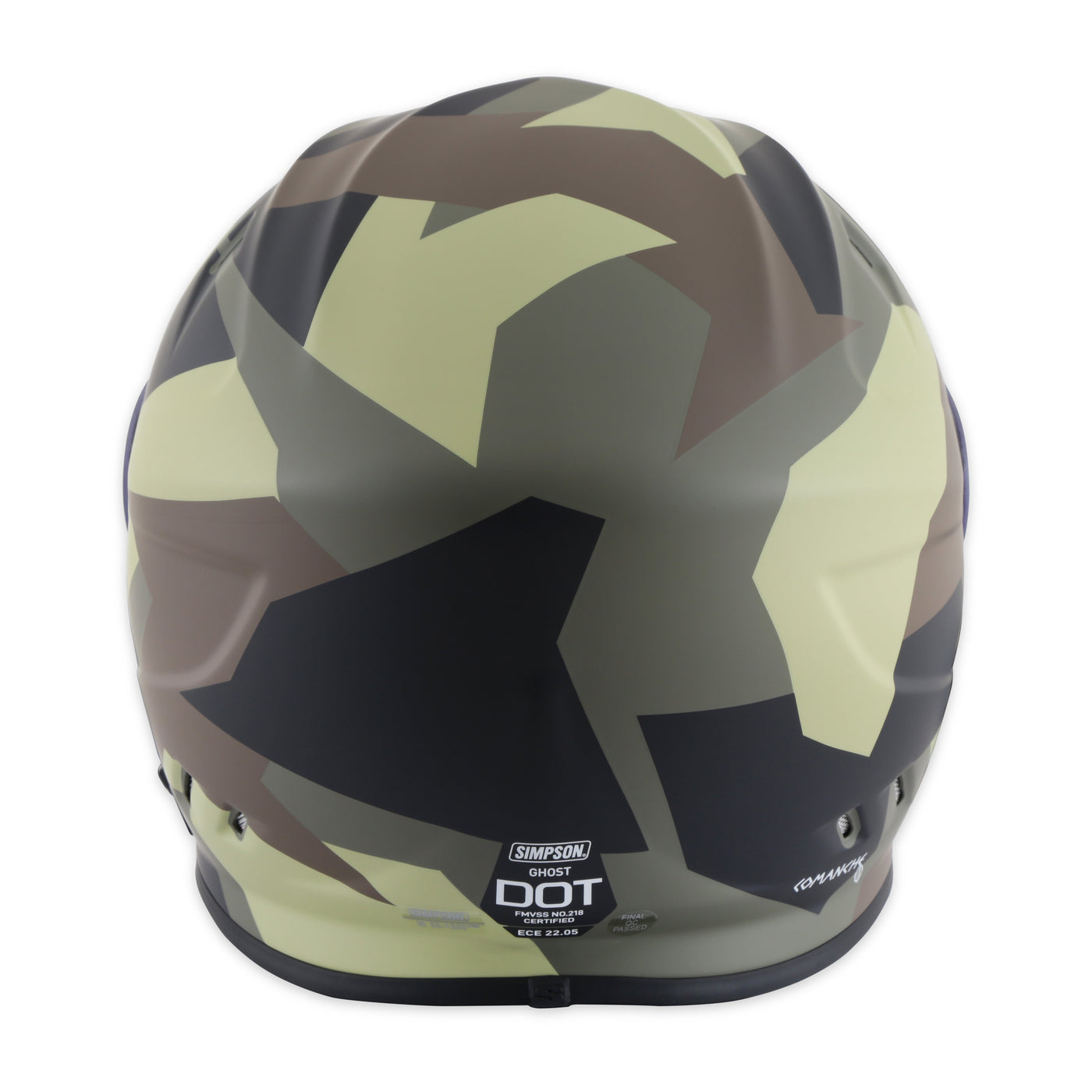 SIMPSON GHOST BANDIT COMANCHE MOTORCYCLE HELMET