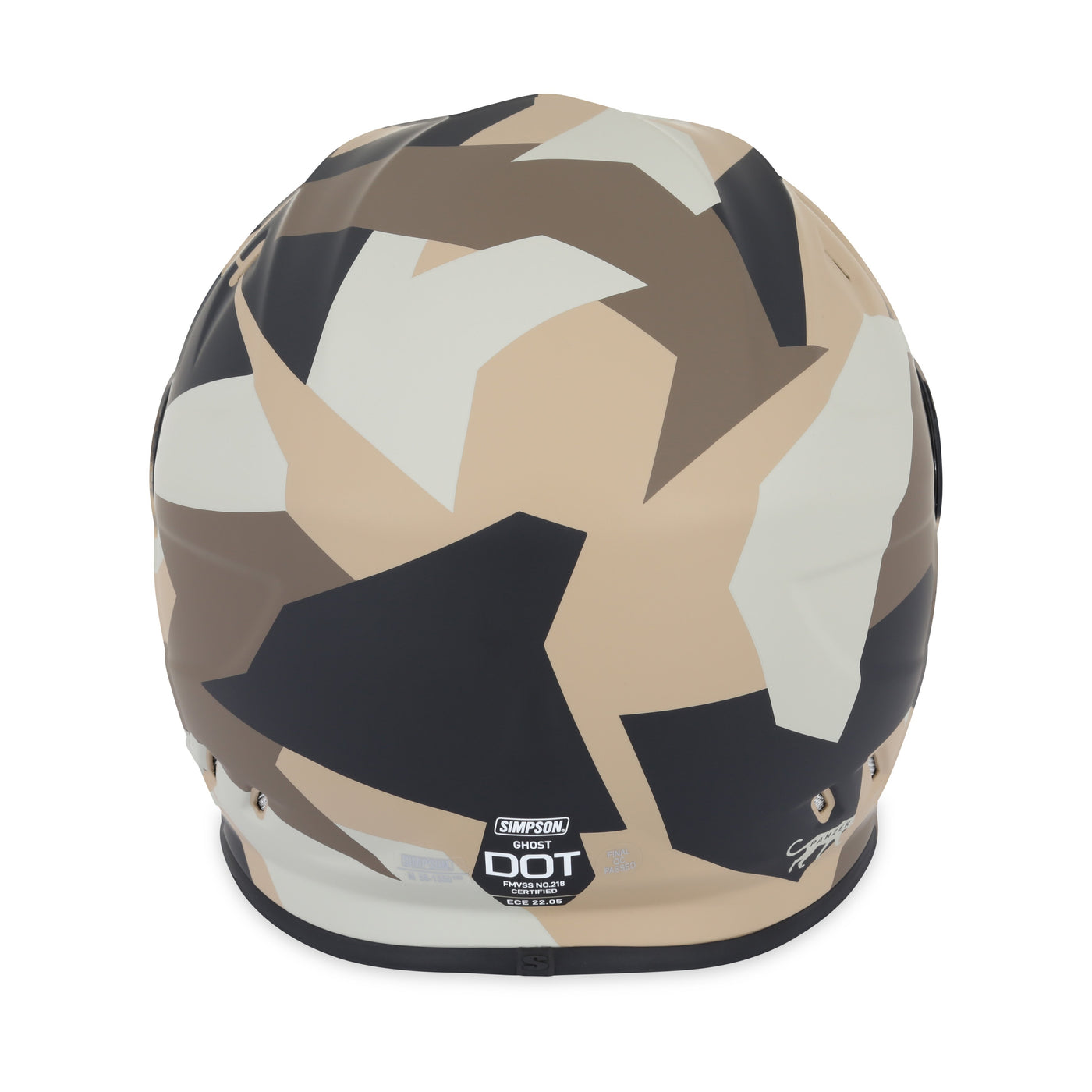SIMPSON GHOST BANDIT PANZER MOTORCYCLE HELMET
